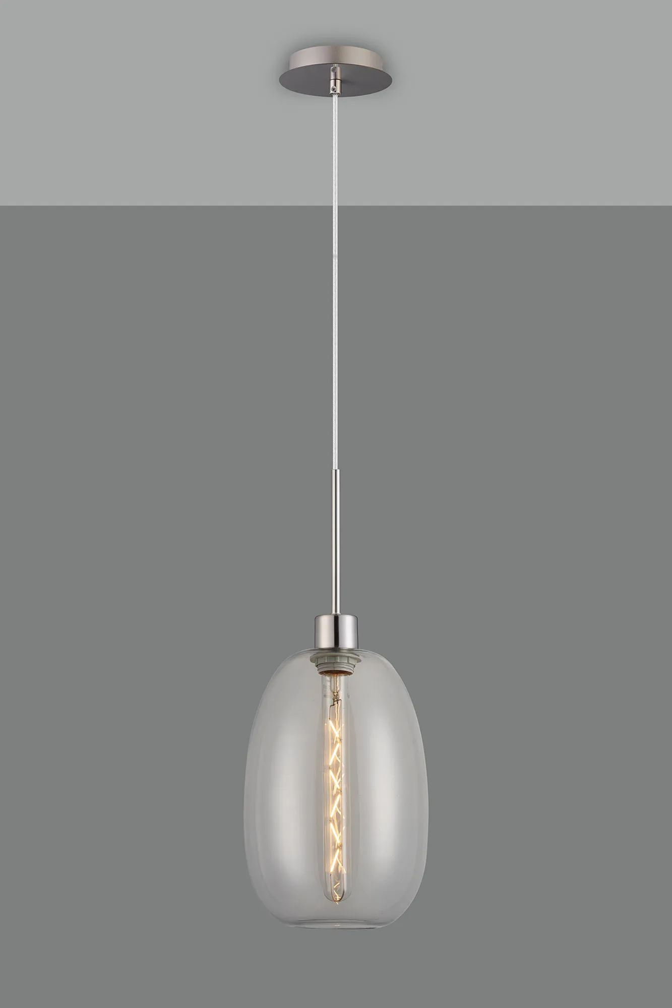 Lori Satin Nickel Ceiling Lights Deco Single Pendant Lori Satin Nickel Ceiling Lights Deco Single Pendant